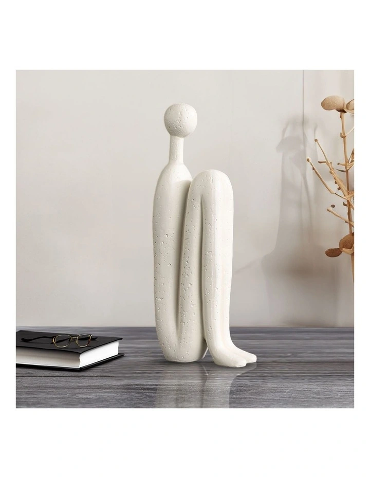 SOGA 2 Pack 28cm Stickman Resin Decorative Statues image 3