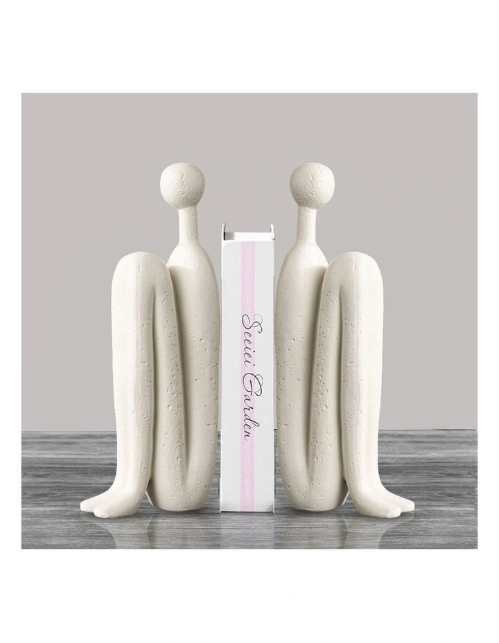 SOGA 2 Pack 28cm Stickman Resin Decorative Statues image 4