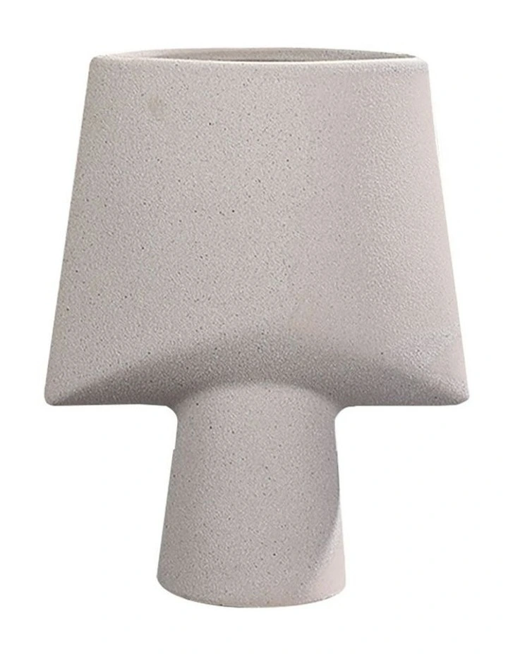 SOGA 26cm Geometric Ceramic Vase image 1