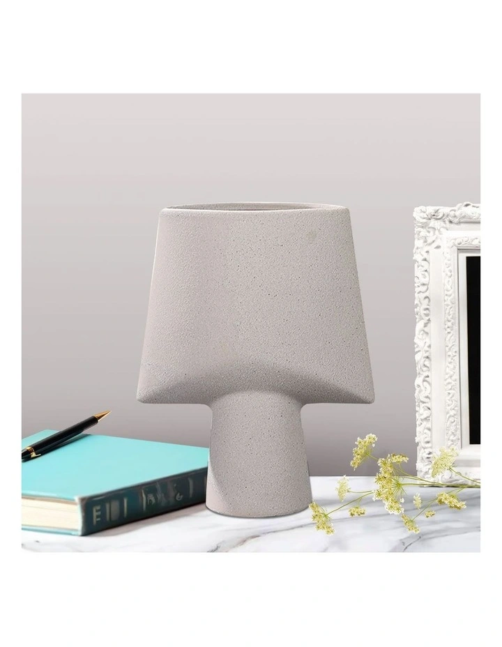 SOGA 26cm Geometric Ceramic Vase image 2