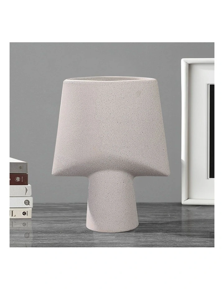 SOGA 26cm Geometric Ceramic Vase image 3