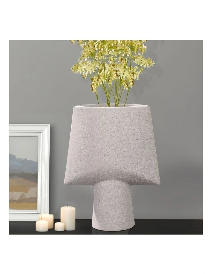 SOGA 26cm Geometric Ceramic Vase image 4