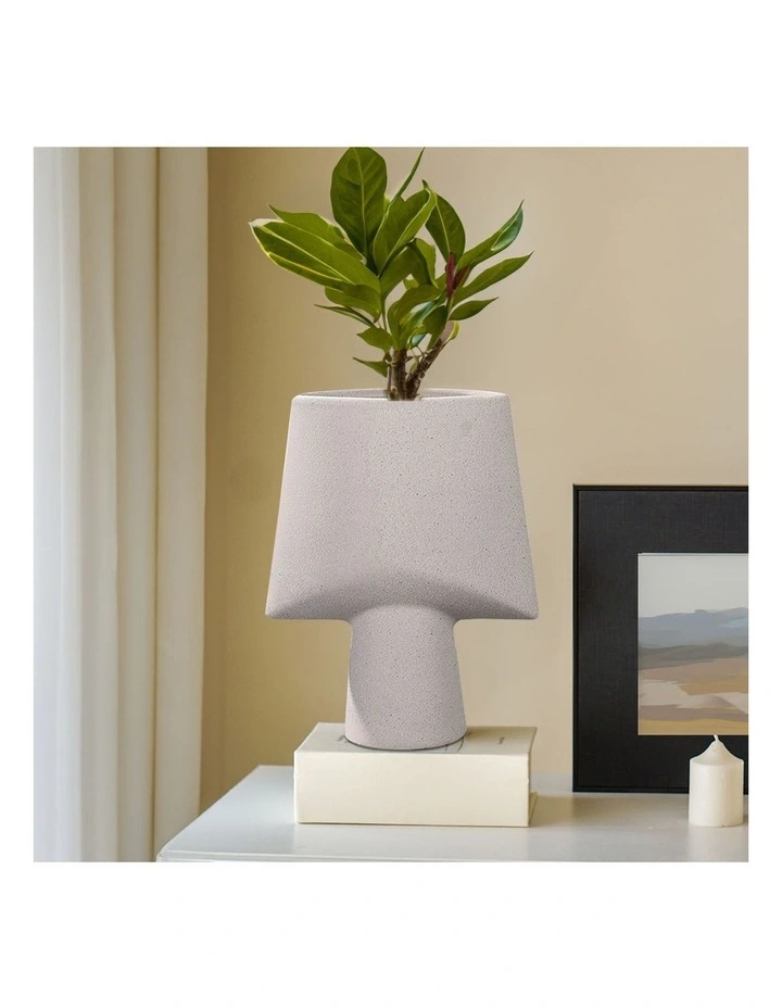 SOGA 26cm Geometric Ceramic Vase image 6