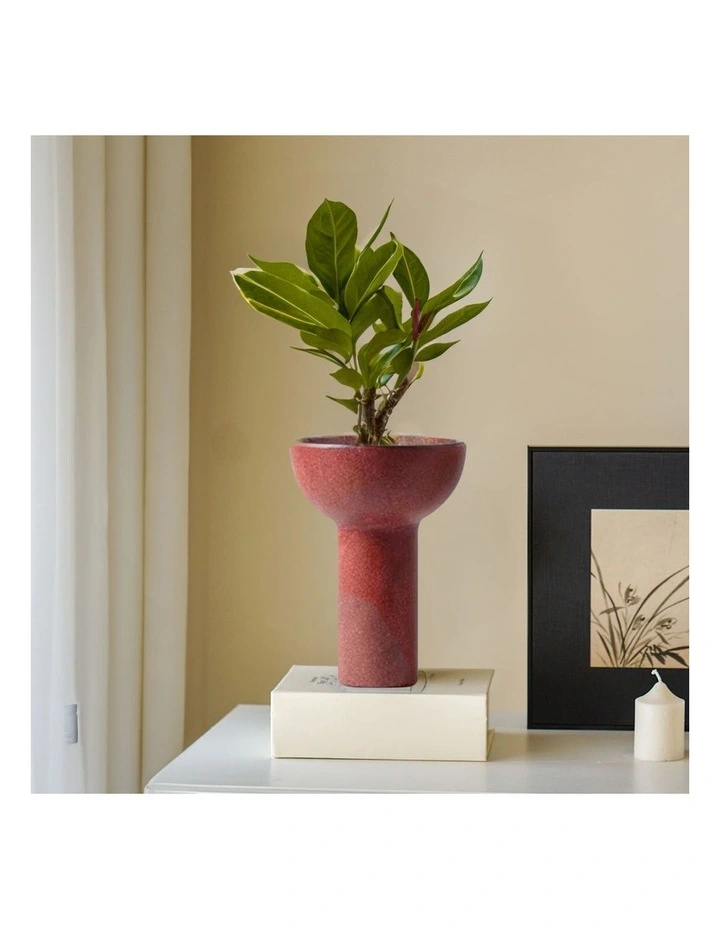 SOGA 2 Pack 20cm Black Nordic Ceramic Vases image 4