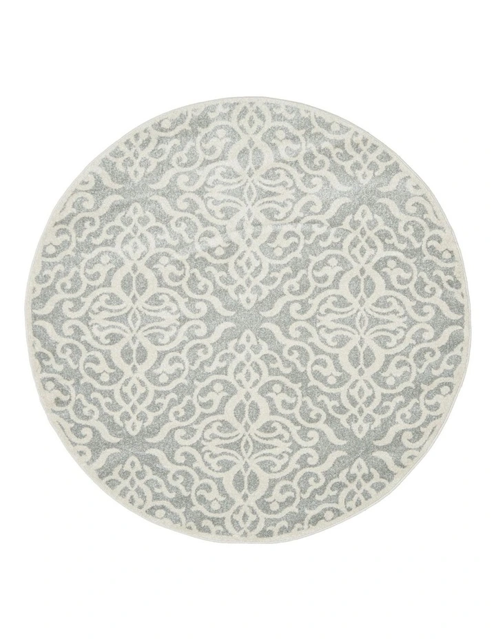 Chrome Lydia Round Rug image 1