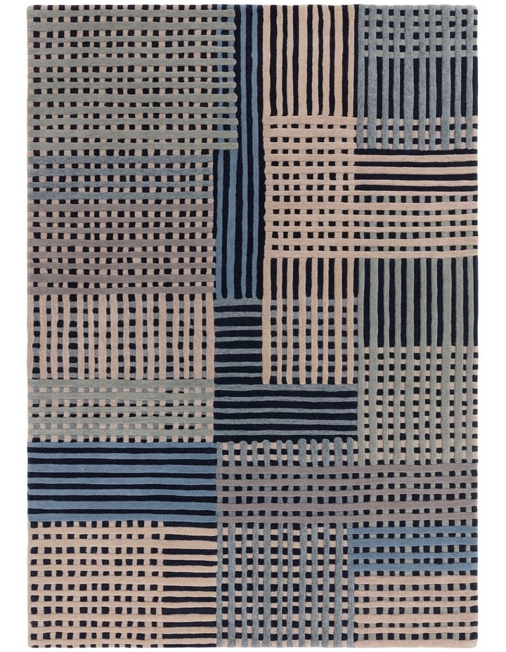 Asiatic Aspect Blue Rug image 1