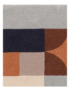 Asiatic Klotski Terracotta Rug