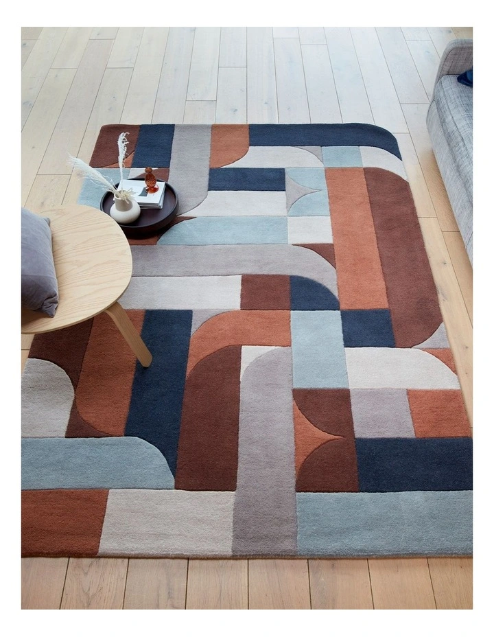 Asiatic Klotski Terracotta Rug image 2