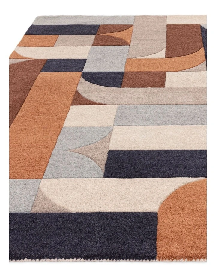 Asiatic Klotski Terracotta Rug image 4