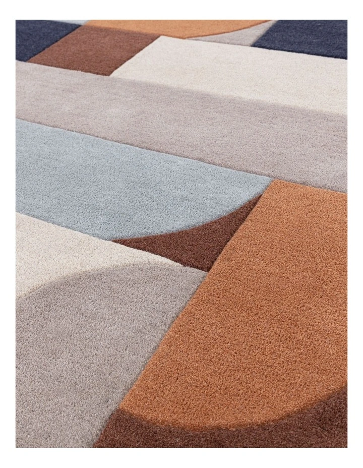 Asiatic Klotski Terracotta Rug image 5