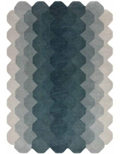 Asiatic Hive Teal Rug
