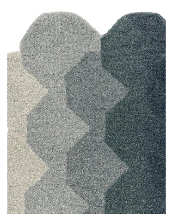 Asiatic Hive Teal Rug image 4