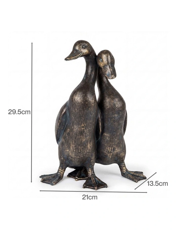 Levede Duck Garden Ornament Resin Garden Statue Home Craft Sculpture Decor Gift image 3
