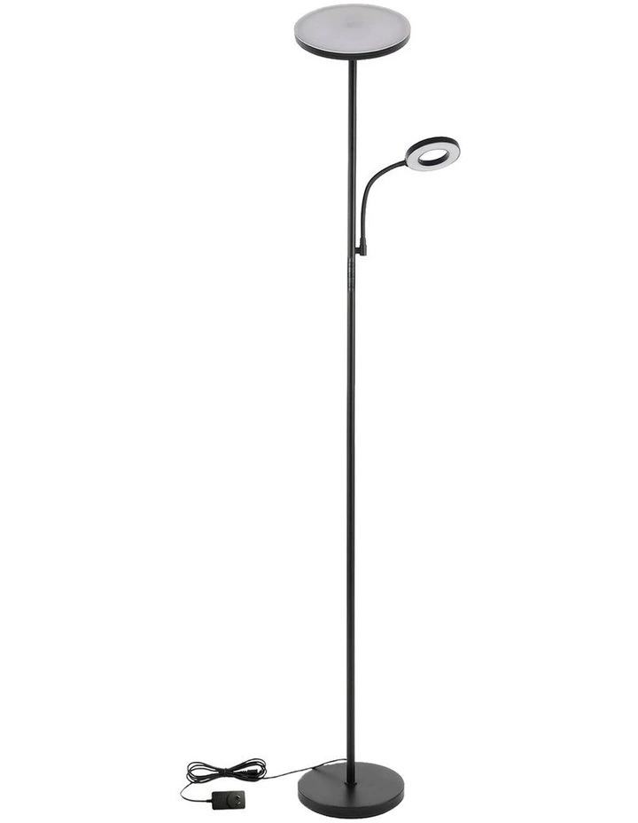 Emitto Modern Floor Lamp 2-in-1 Adjustable Reading Light Remote Control Timer image 1