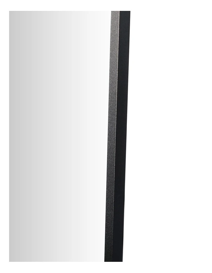 Yezi Rectangular Full Length Mirror 165x60cm Black Standing Floor Wall Leaning image 5