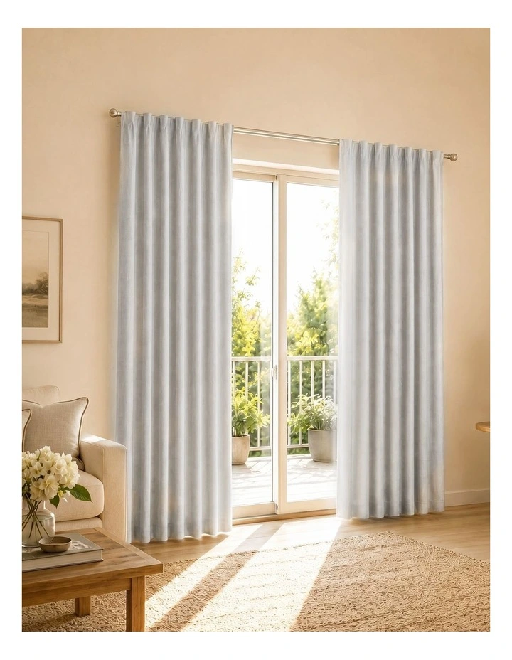Marlow 2 Panels Blackout Curtains Linen Look Curtain Draperies Window Bedroom image 7
