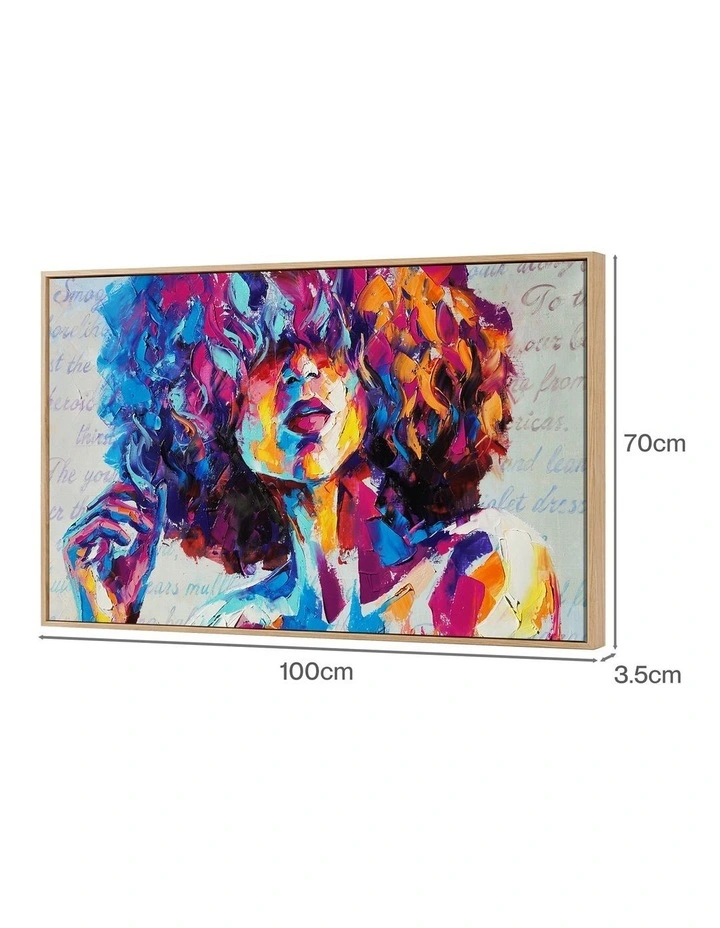 Yezi Abstract Wall Art Canvas Print Modern Fadeless Bedroom Home Decor 70x100cm image 3
