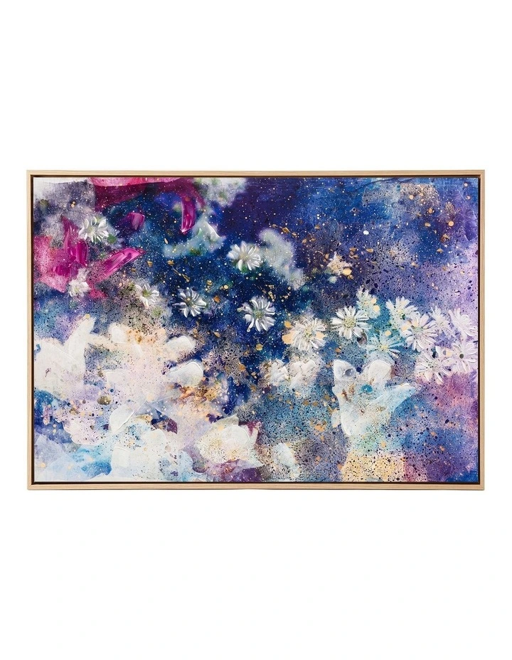 Yezi Modern Canvas Wall Art Large Framed Abstract Painting Decor 80x120cm image 2