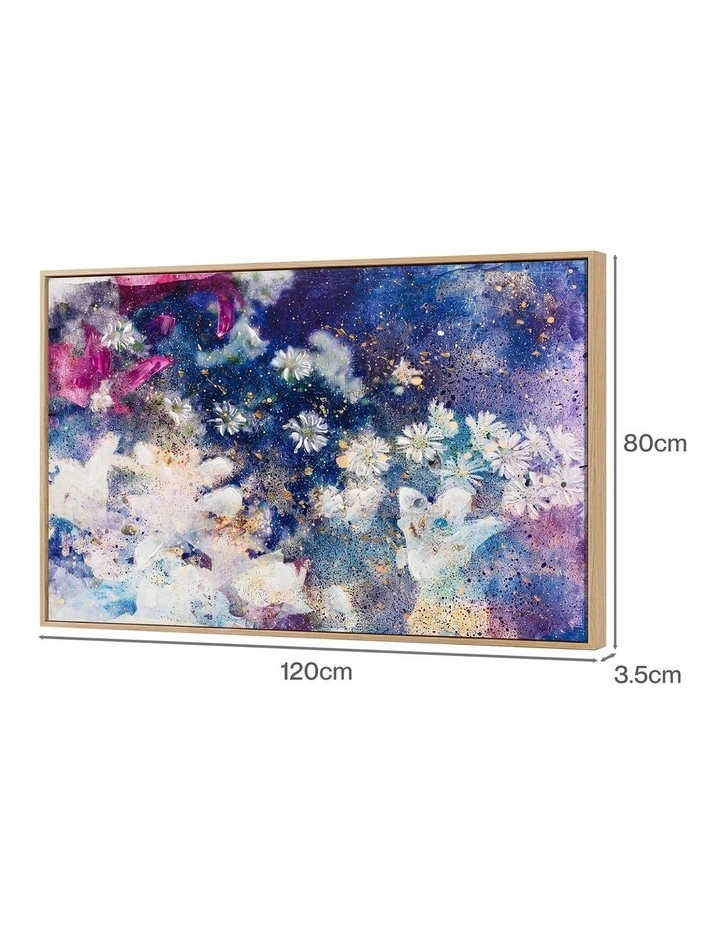 Yezi Modern Canvas Wall Art Large Framed Abstract Painting Decor 80x120cm image 3