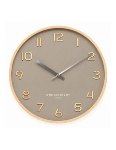 WALLACE Latte 53cm Silent Wall Clock