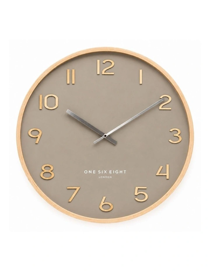 WALLACE Latte 53cm Silent Wall Clock image 1