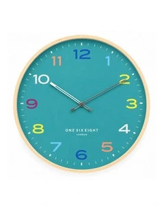 STARLIGHT Aqua 41cm Silent Wall Clock