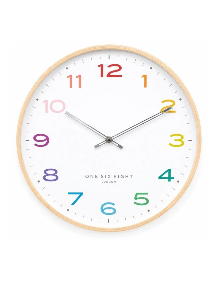 STARLIGHT  White 41cm Silent Wall Clock image 1