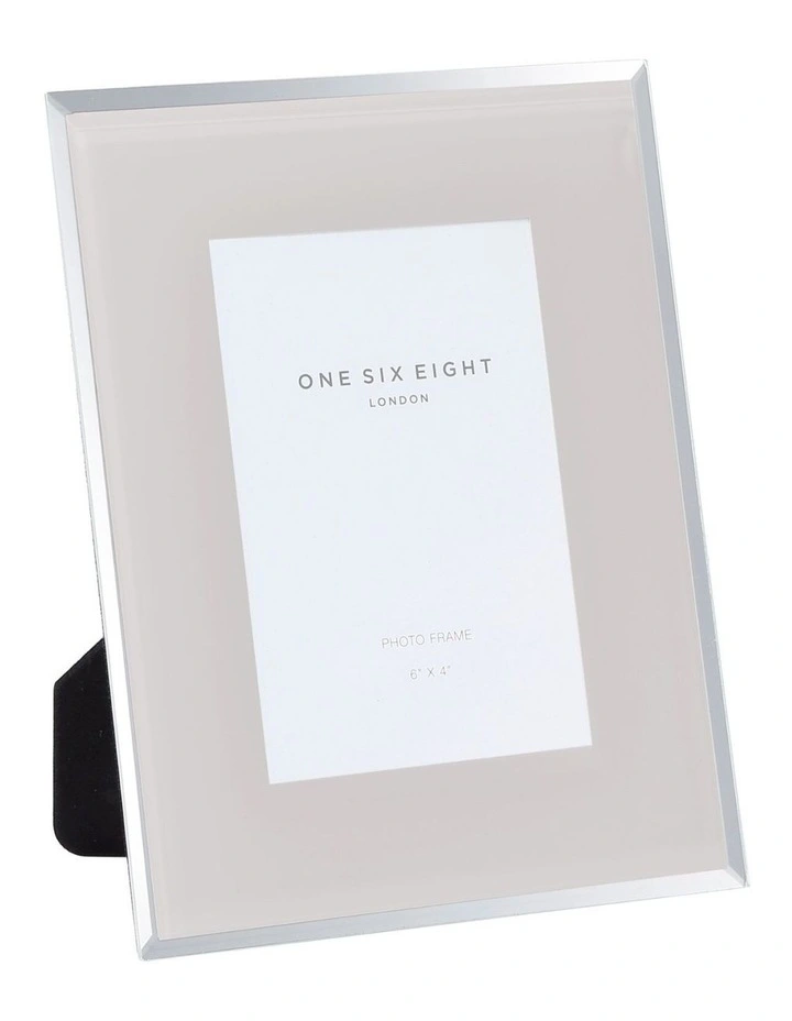 CLARA 6 x 4 Cloud Grey Glass Photo Frame image 1