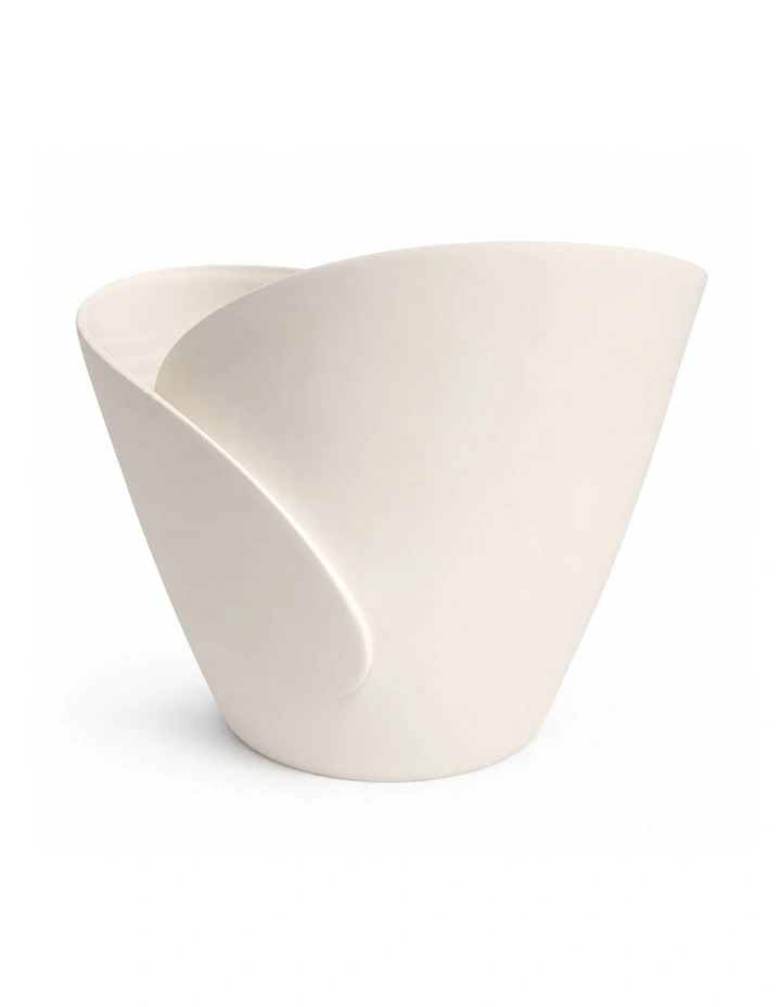MIKA Sculptural Vase White 35cm image 1