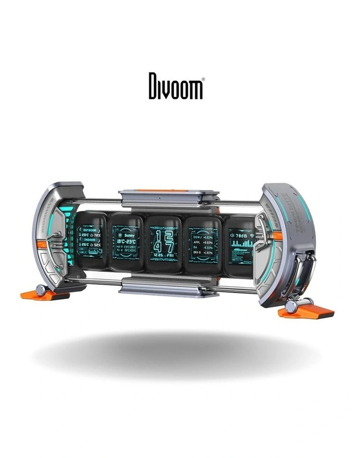 Divoom Times Gate 5-Screen Pixel Art Display - Grey image 3