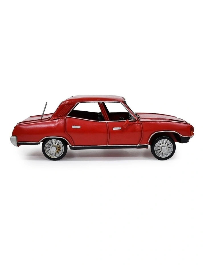 Boyle 26cm 1974 Leyland P76 Car Metal Handmade Ornament Red Vintage Home Decor image 3