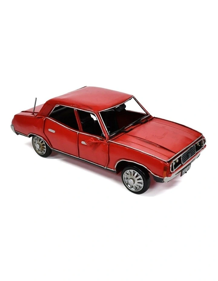 Boyle 26cm 1974 Leyland P76 Car Metal Handmade Ornament Red Vintage Home Decor image 4