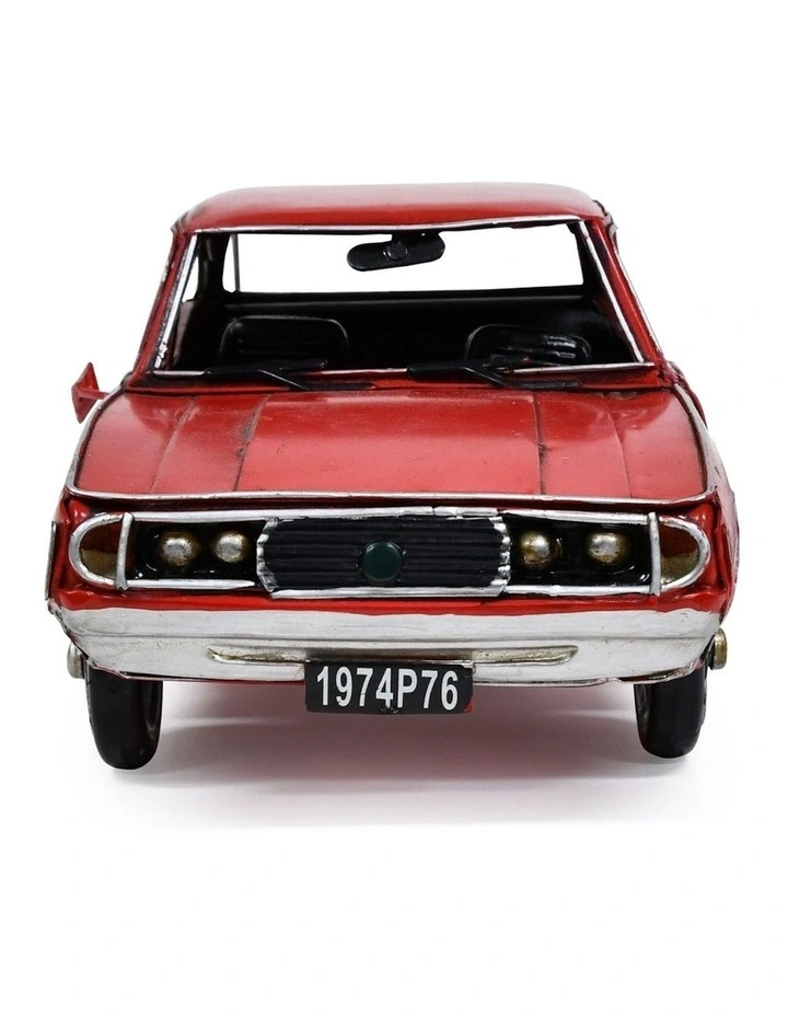 Boyle 26cm 1974 Leyland P76 Car Metal Handmade Ornament Red Vintage Home Decor image 5