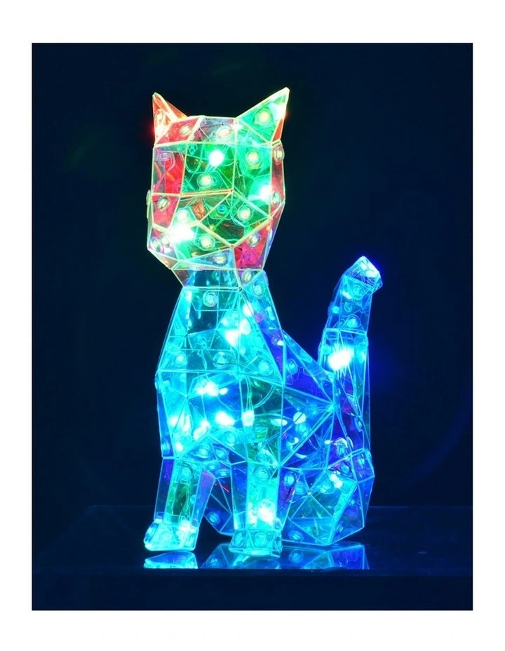 Starlightz Cat LED Lamp Home Decor Room Tabletop Night Light 22cm Small image 2