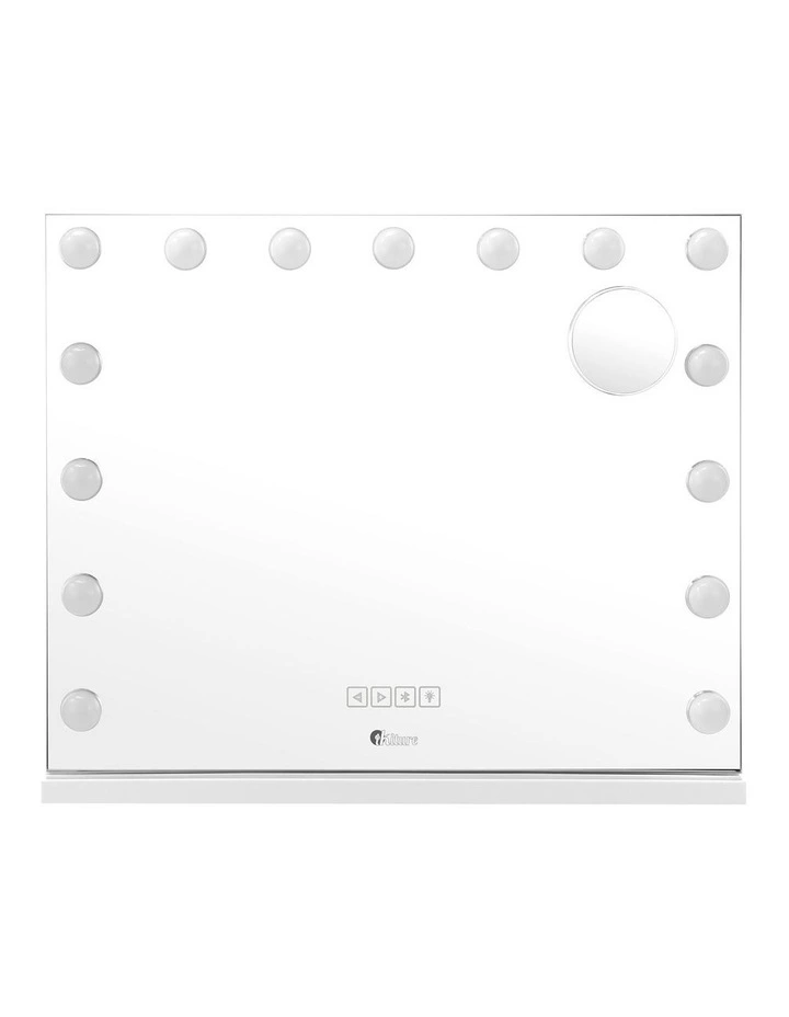 Oikiture Bluetooth Hollywood Makeup Mirror LED Light 60x52cm Vanity Mirrors image 2