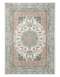 Oikiture Vintage Persian Area Rug Carpet 200X290cm