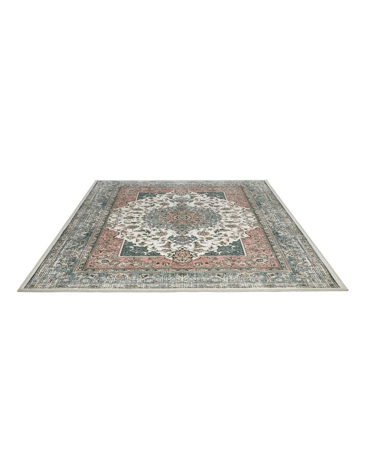 Oikiture Vintage Persian Area Rug Carpet 200X290cm image 2