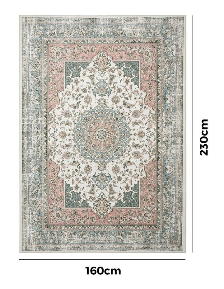 Oikiture Vintage Persian Area Rug Carpet 160X230cm image 3