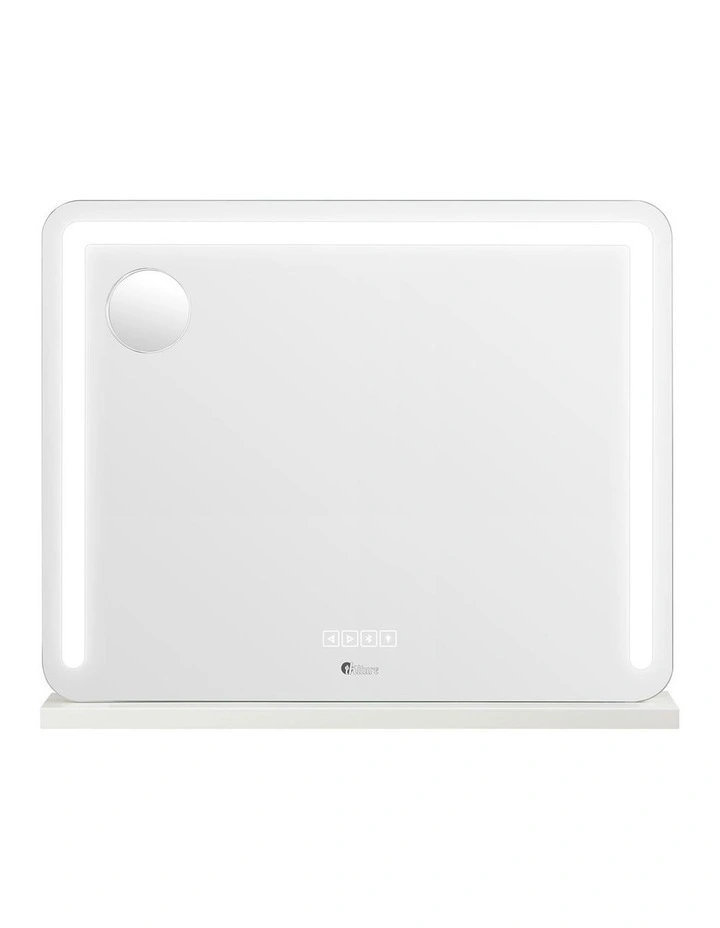 Oikiture Bluetooth Hollywood LED Makeup Mirror 80x62cm Vanity Wall Mirrors image 2