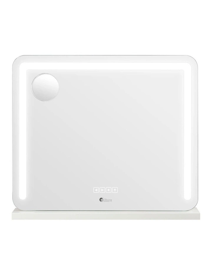 Oikiture Bluetooth Hollywood LED Makeup Mirror 60x52cm Vanity Wall Mirrors image 2