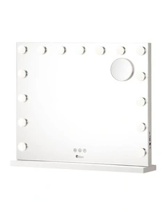 Oikiture Hollywood Makeup Mirror Magnifying LED Light 15 Bulbs Wall Mirrors
