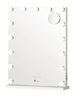 Oikiture LED Makeup Mirror Bluetooth Hollywood 61x43cm Vanity Wall Mirrors