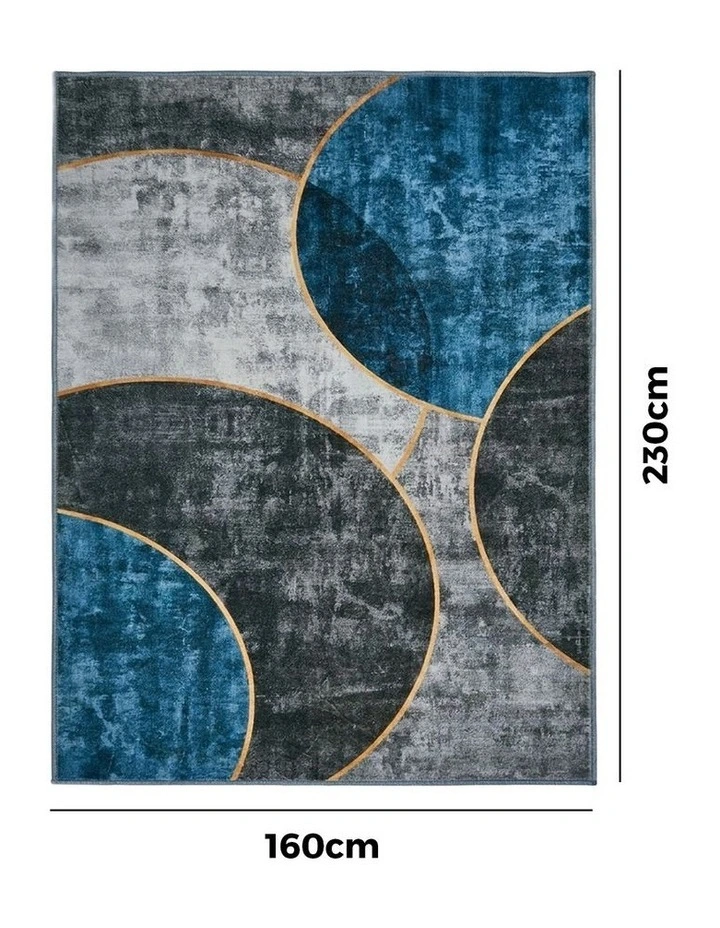 Oikiture Abstract Geometric Floor Rug 160X230cm image 3