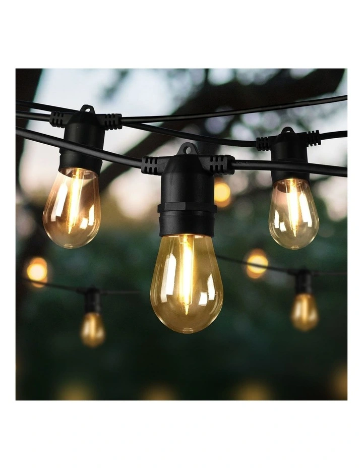 Mazam 100M LED Festoon String Lights Christmas Wedding Party Outdoor Waterproof image 4