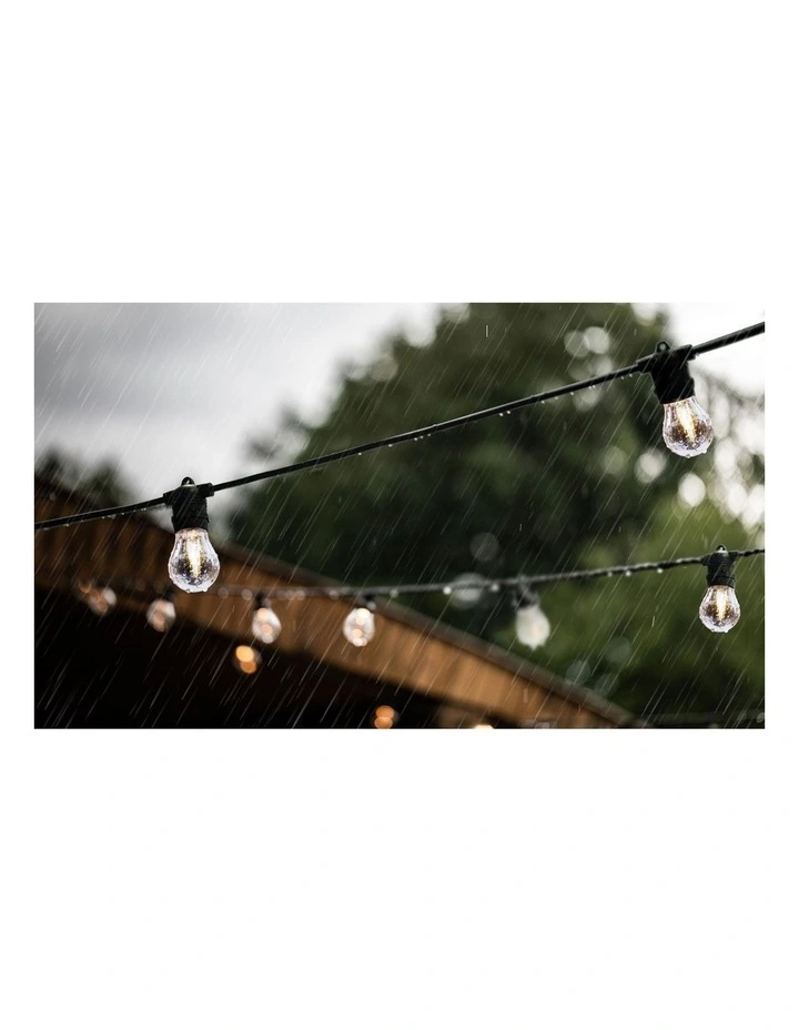 Mazam 30M Solar Festoon String Lights LED Christmas Waterproof Outdoor Party image 6