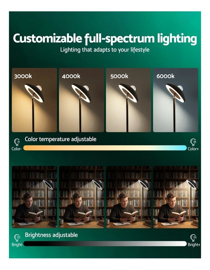 Artiss 2-in-1 LED Floor Lamp Galaxy Projector RGB Adjustable Colour Temperature image 6