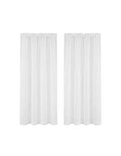 Artiss Blockout Curtains 2X 132x160cm Light Filtering Window Drapes Rod Pocket