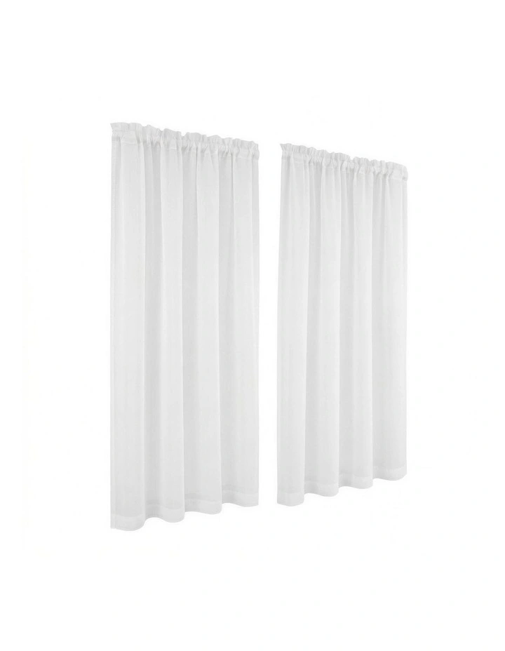 Artiss Blockout Curtains 2X 132x160cm Light Filtering Window Drapes Rod Pocket image 2