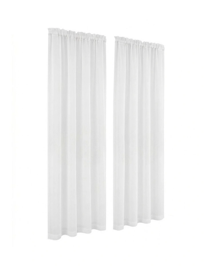 Artiss Blockout Curtains 2X 132x213cm Light Filtering Window Drapes Rod Pocket image 2