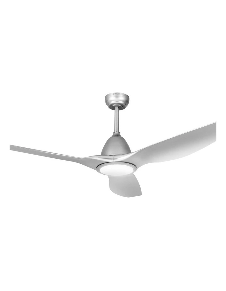 Devanti 64 Inch Ceiling Fan DC Motor w/Light w/Remote - Silver image 2